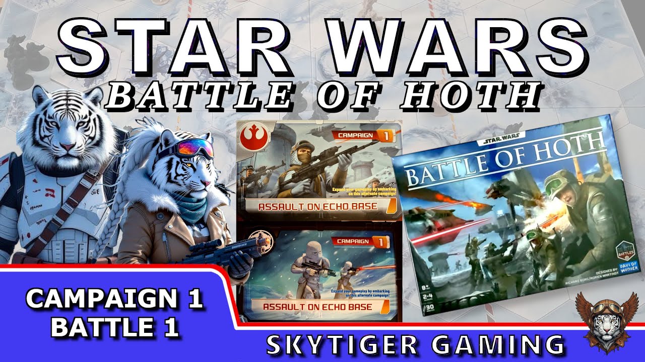 Star Wars: Battle of Hoth (Campaign 1 Battle 1) - with Wildscarr and Mystic