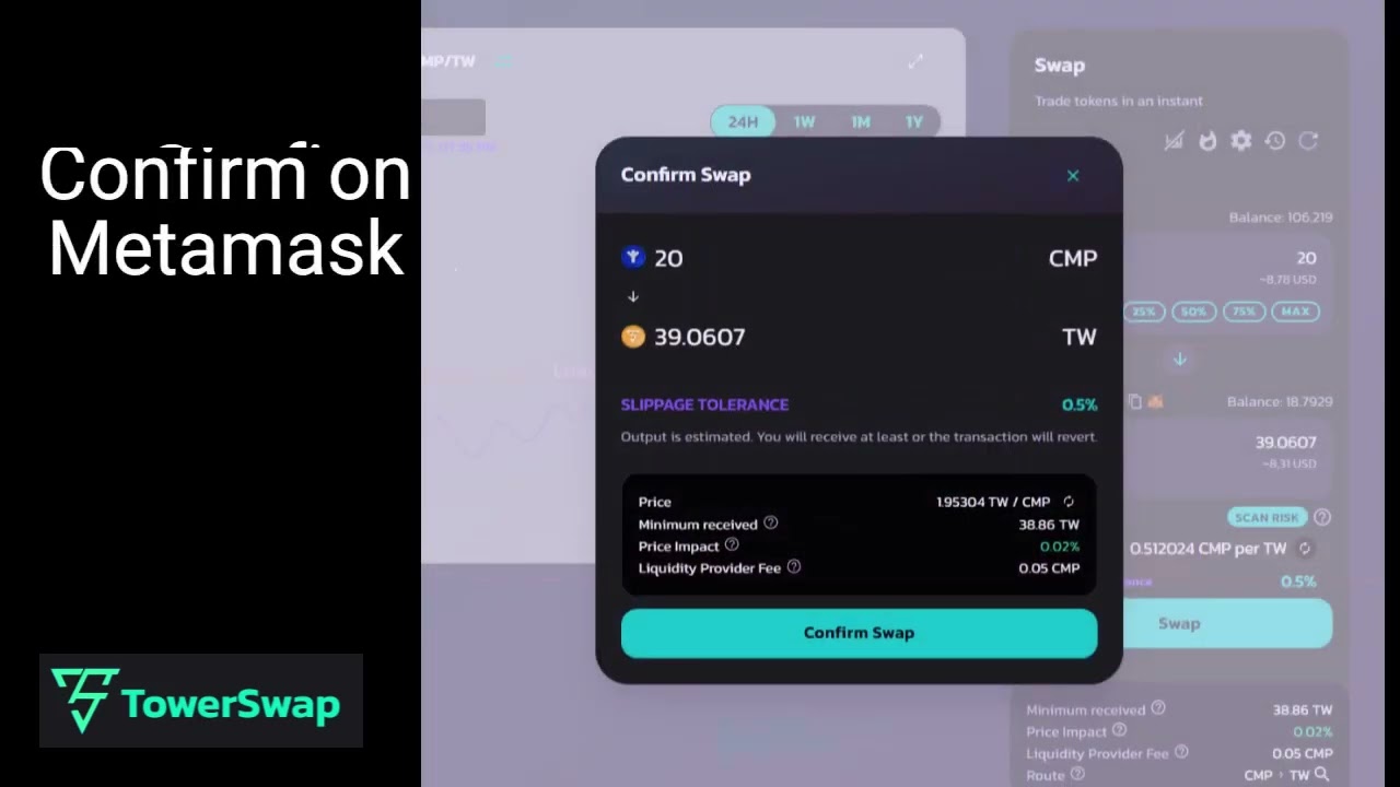 Easy swaps TowerSwap