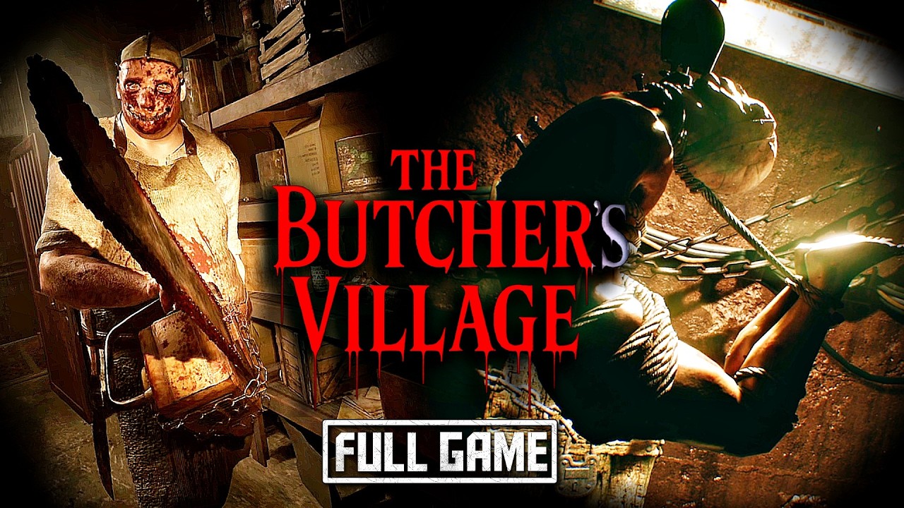 The Butcher's Village | A Psychological Slasher Horror Game | Full Game No Commentary