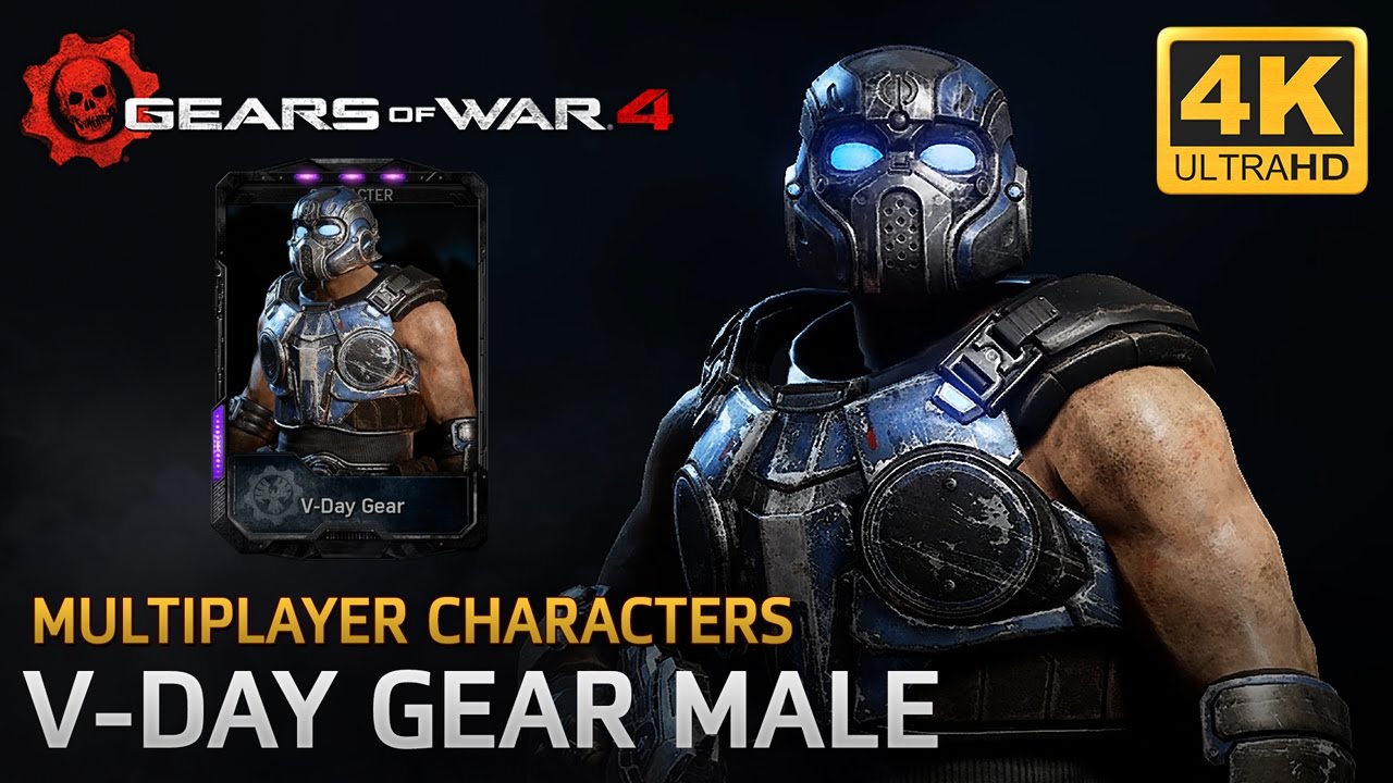 Gears of War 4 - Multiplayer Characters: V-Day Gear Male