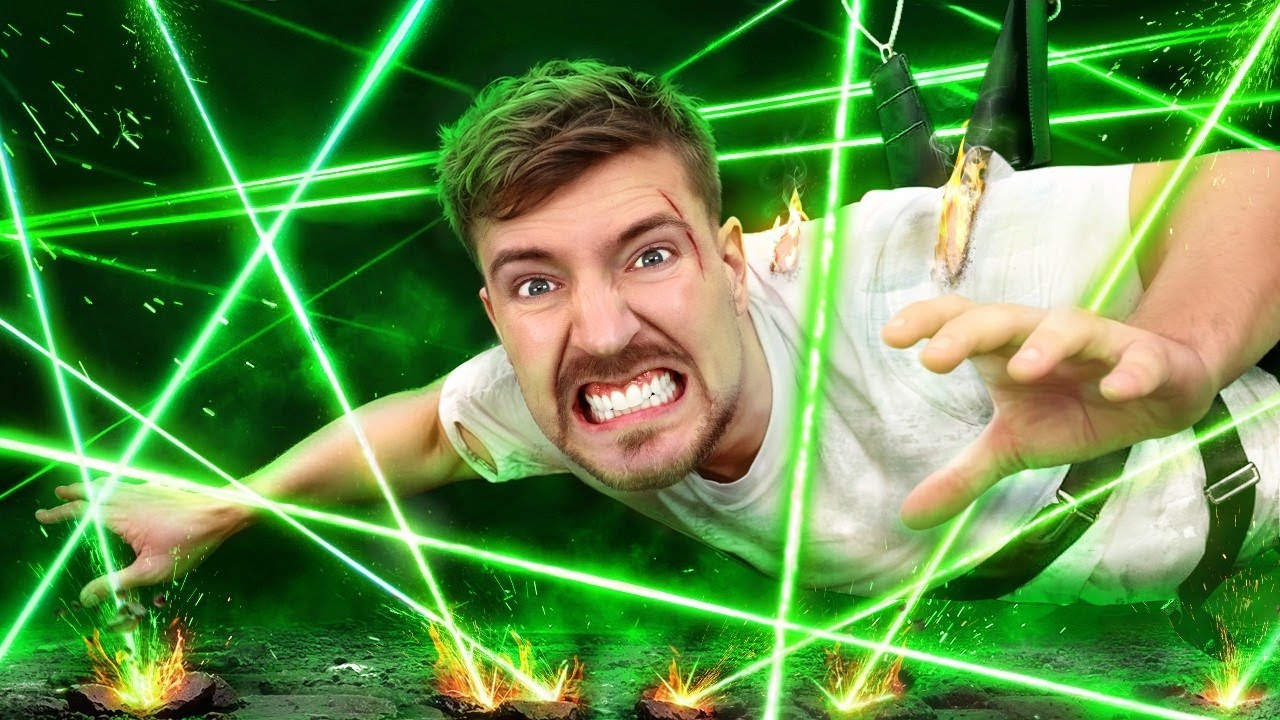 Lazer Labirintidan O'tib, 250 000$ Yutib Oling! @MrBeast 2- Qisim #mrbeast #uzbekchatarjima