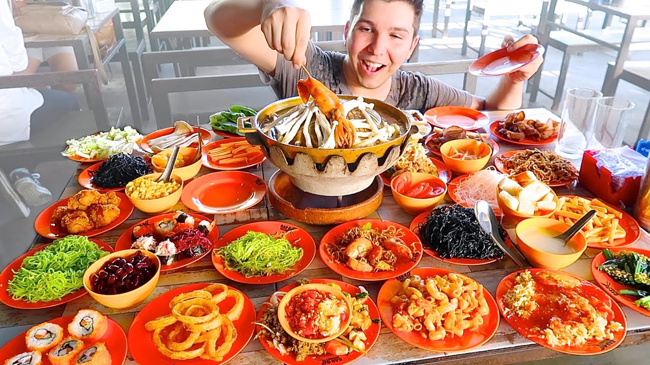 The Best All You Can Eat Buffet I've Ever Seen • MUKBANG