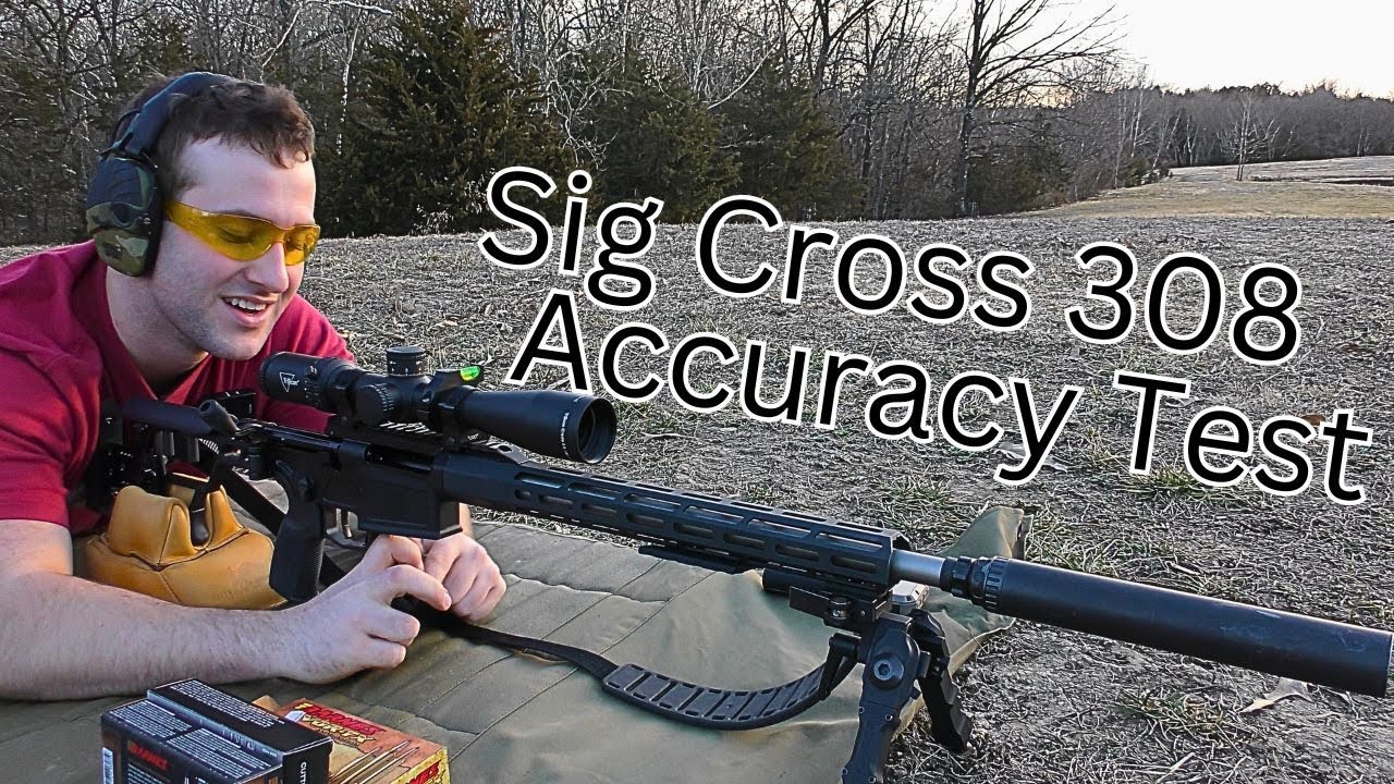 Тестирование точности Sig Cross 308 Winchester: заводские патроны от Hornady, Barnes, Cutting Edg...