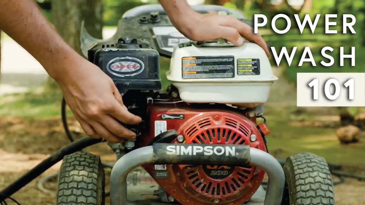Power Wash 101 | Setting up a Power Washer