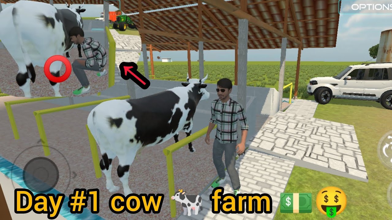 Indian Vehicle Simulator 3D | Cow Farm Ki Shuruaat 🐄🚜 |Desi Village Farming Story Gameplay|RKgaming 