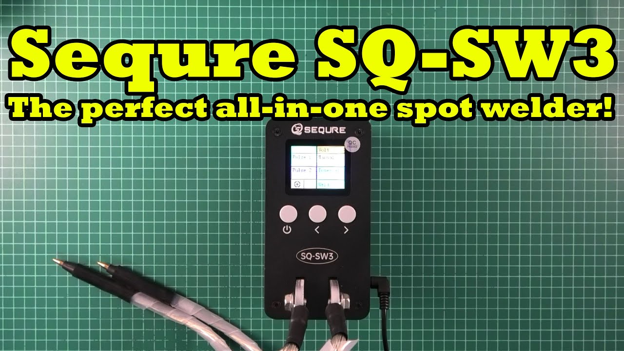 Sequre SQ-SW3 - The perfect all-in-one spot welder for building DIY e-bike batteries