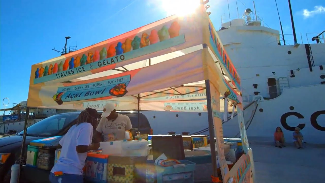 Exploring Key West LIVE - Truman Annex & Locals Farmers Market -1080p60fps HD 🏝