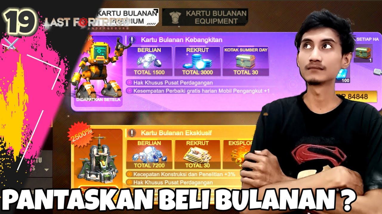 Apakah Layak Dibeli Kartu Bulanan Premium - Last Fortress 2026 Part 19