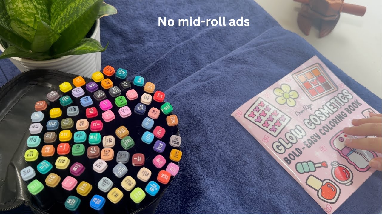 ASMR | Coloring with alcohol markers