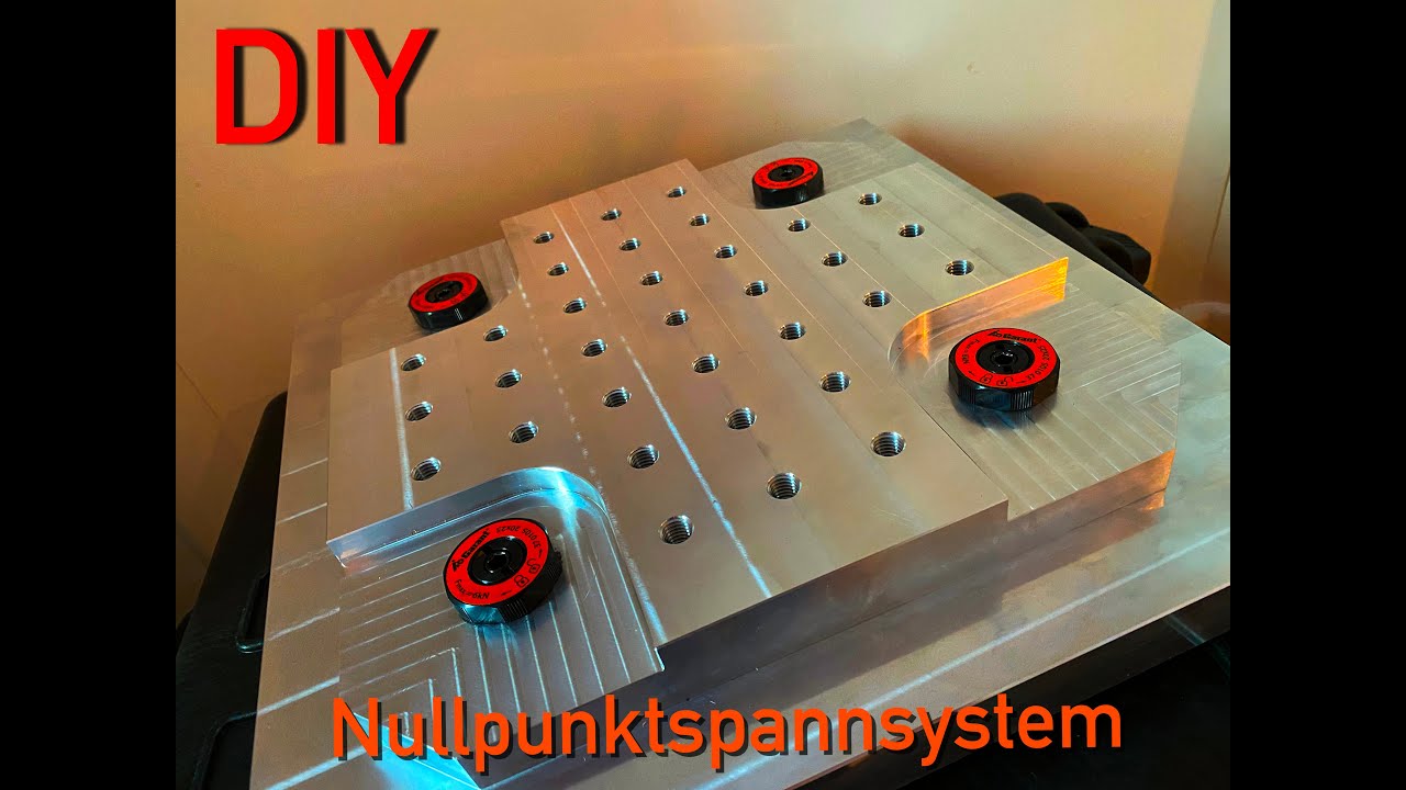 Nullpunkt Spannsystem DIY #DIY CNC Fräsen
