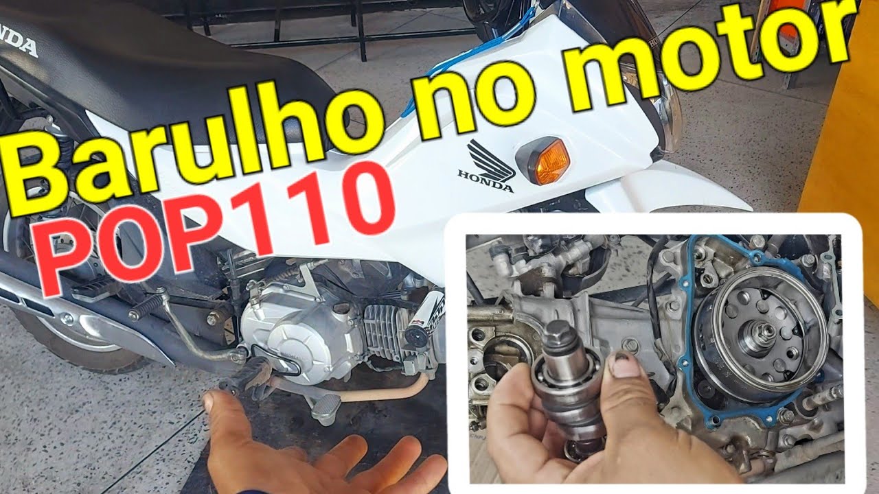 abrindo motor da pop110 pra resolver problema de barulho