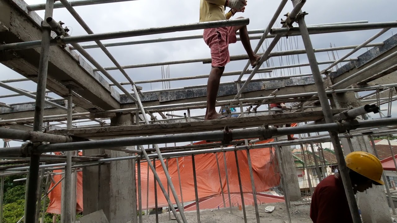 pag scaffolding ng slab at porma