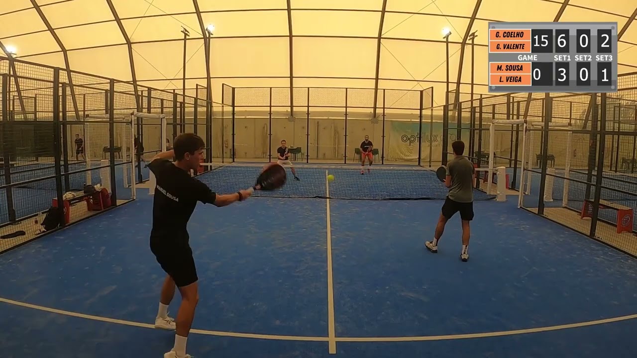 2025 | G. COELHO e G. VALENTE contra M. SOUSA e L. VEIGA | TREINO | SÃO JOÃO TENIS E PADEL