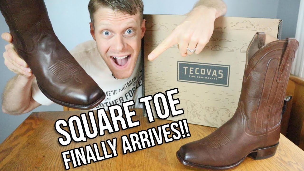 Tecovas Square Toe Cowboy Boots FINALLY ARRIVE!!