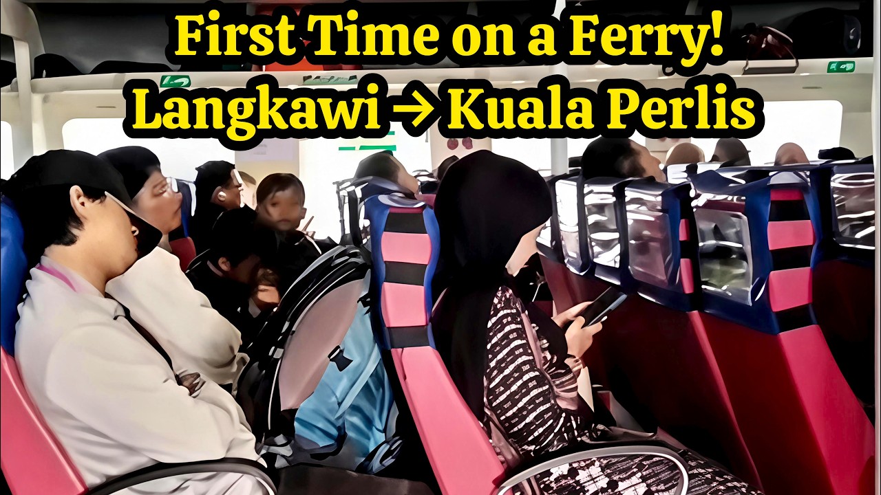 My First Sea Journey 🌊 | Langkawi to Kuala Perlis Ferry Experience | Noor e Azal