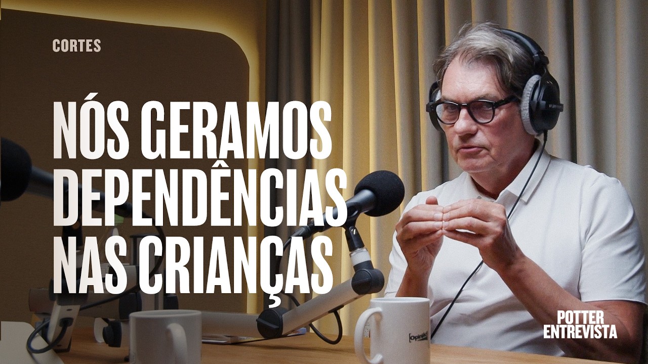JULIO WALZ: O problema NÃO É o celular, é quem DÁ o celular para as crianças |🎙️⁨@potterentrevista⁩