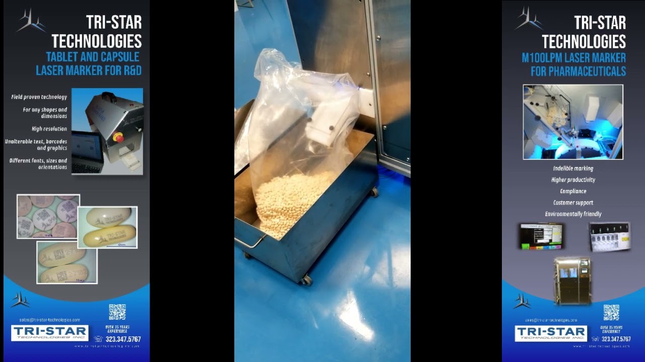 Tri-Star Technologies Cold Laser Pill marking machine