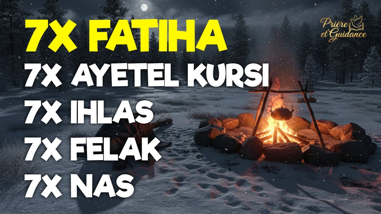 7 Fatiha 7 Ayetel Kürsi 7 Amenerrasulü 7 Kafirun 7 İhlas 7 Felak 7 Nas Kur'an-ı Kerim Rukye