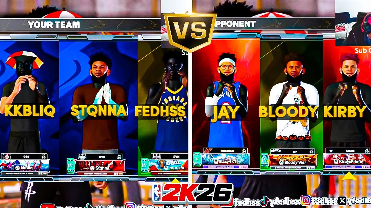 FEDHSS VS KIRBY IN NBA2K26 CLAN TOURNEY WHO THE BETTER BIG?