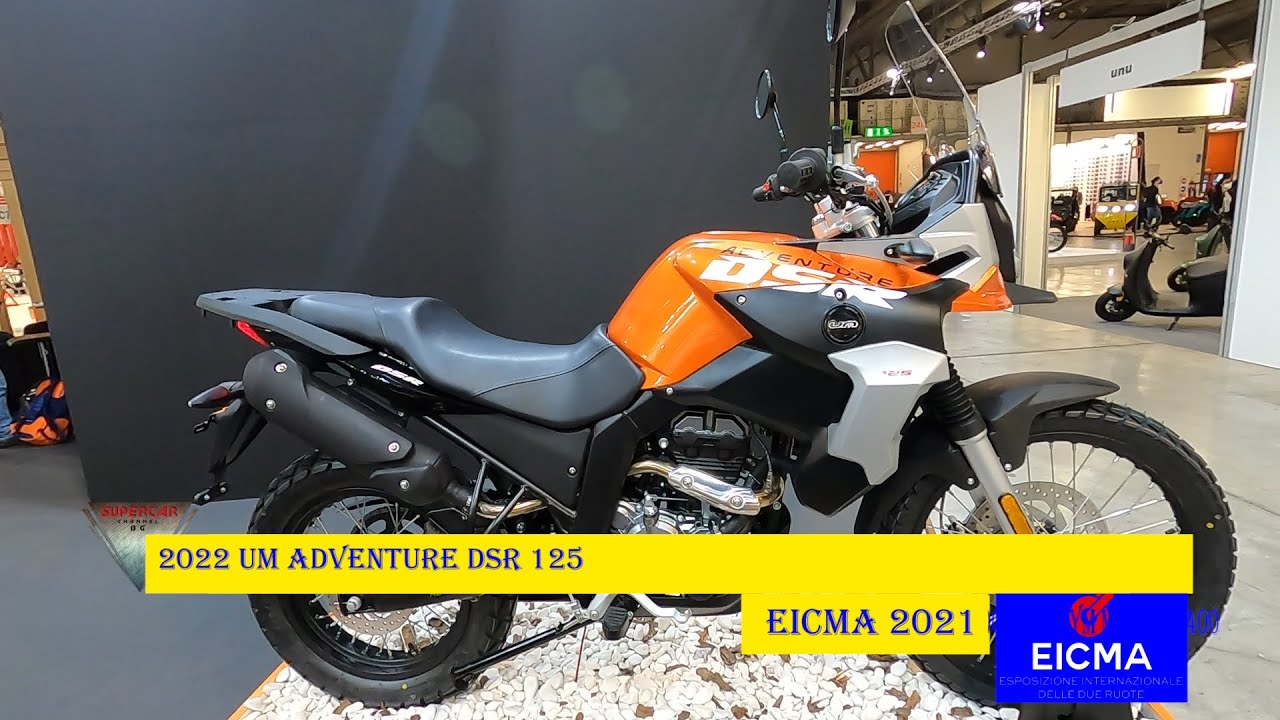2022 UM Adventure DSR 125 Walkaround Eicma 2021 Milan