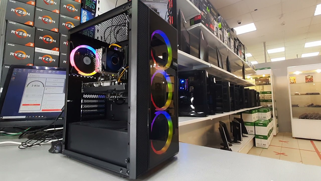 Сборка 2476 _40800₽_ Ryzen 5 2500X / A320M-A Pro / 16Gb / ssd512 / GTX 1060 3Gb / 600W / Formula F-3