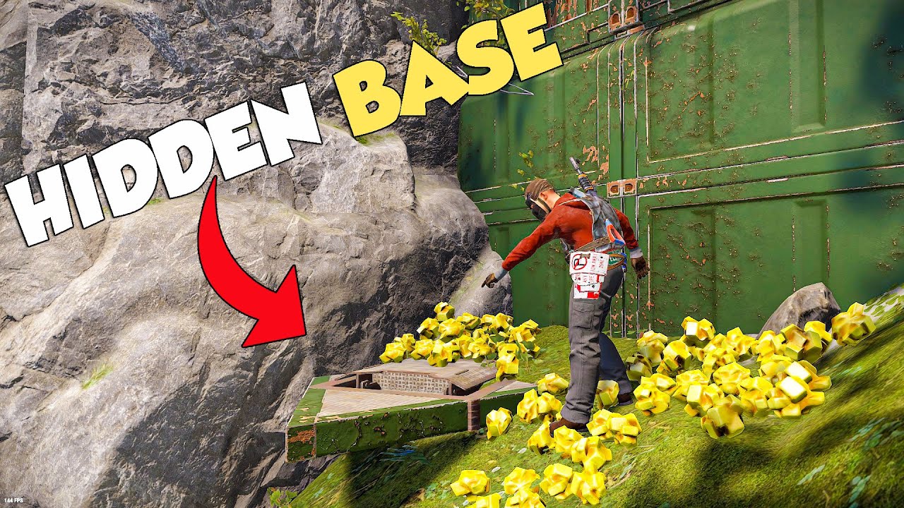 My Hidden Solo Base gave me UNLIMITED SULFUR - Rust solo