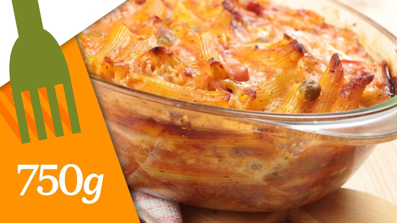 Gratin de pâtes au jambon - 750g