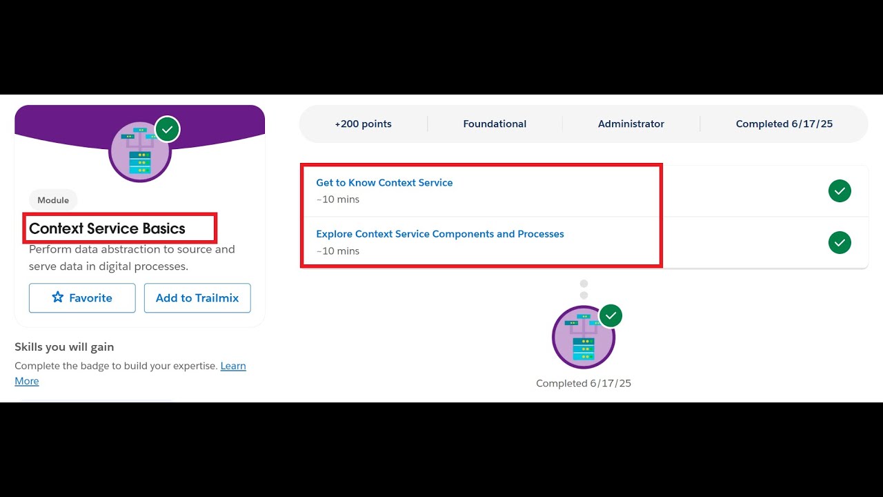 Context Service Basics | Salesforce Trailhead