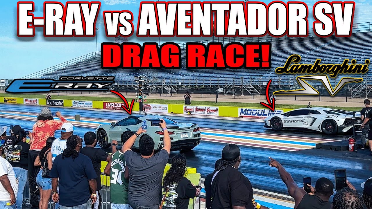 E-Ray против Aventador SV и GTR! БИТВА, которую вы все хотите увидеть!