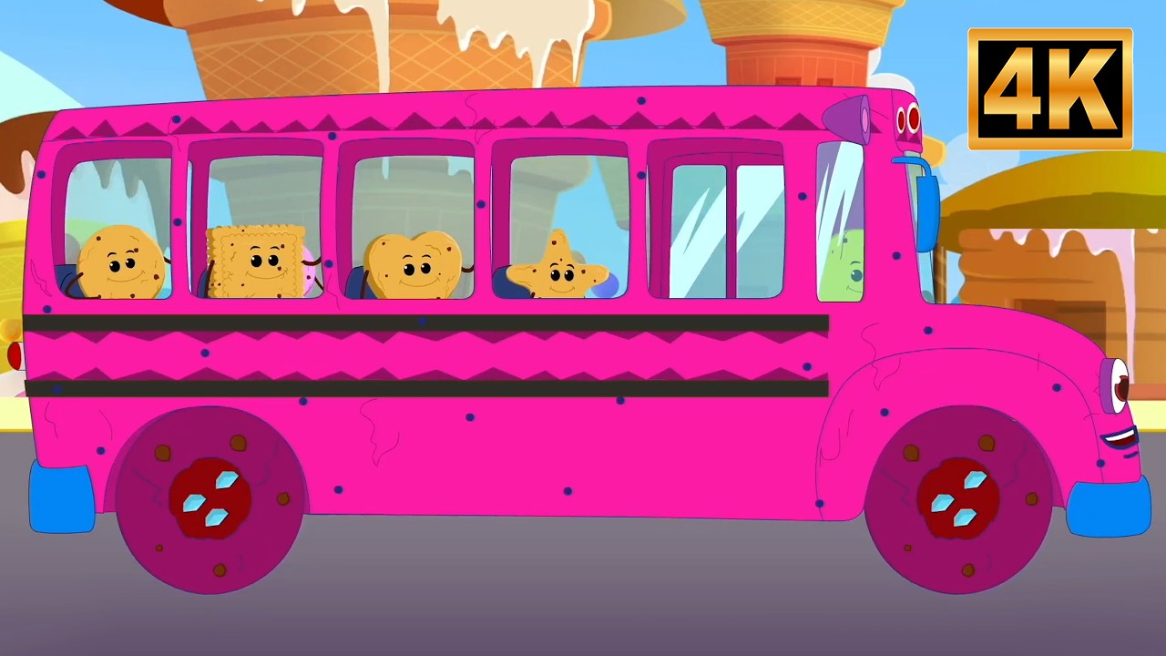 Hello Cookies | Les roues de l’autobus en français | Comptine pour enfants