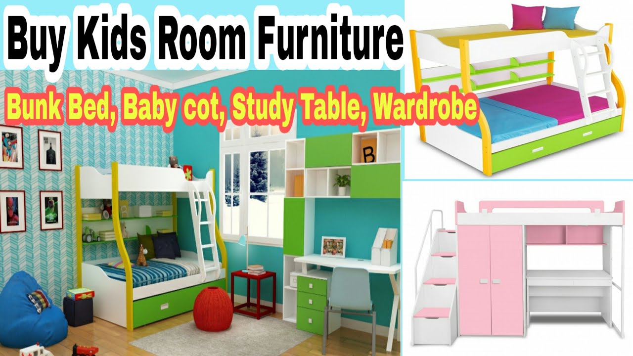 Kids Bedroom Interior Design | Kids Room Furniture | Space Saving Furniture | Shop & Explore