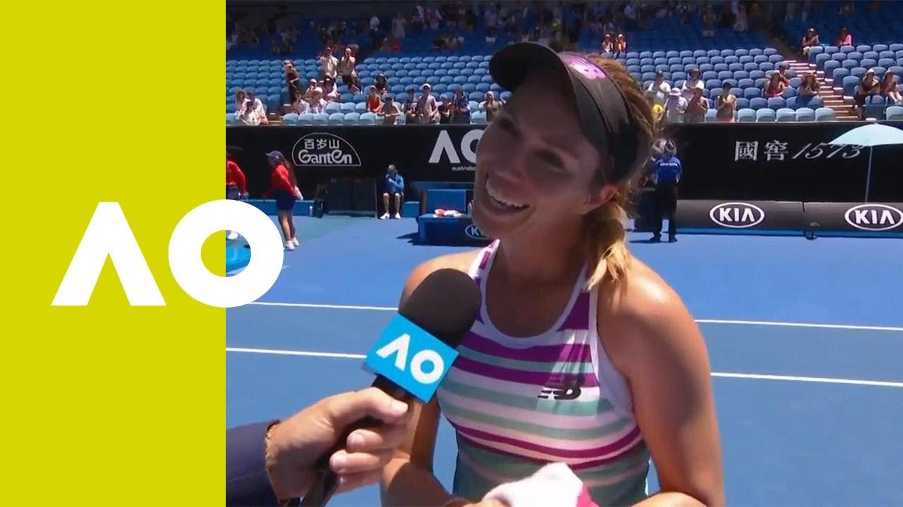 Danielle Collins on-court interview (1R) | Australian Open 2019