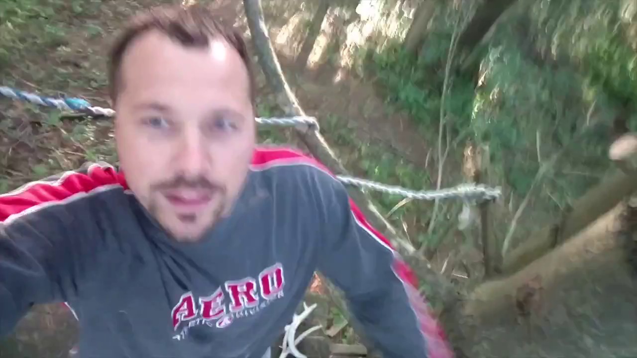 Clearing a Hunting Trail and Checking a Tree Stand - Bow Hunting Tips