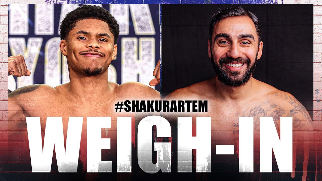 Shakur Stevenson vs Artem Harutyunyan | WEIGH-IN