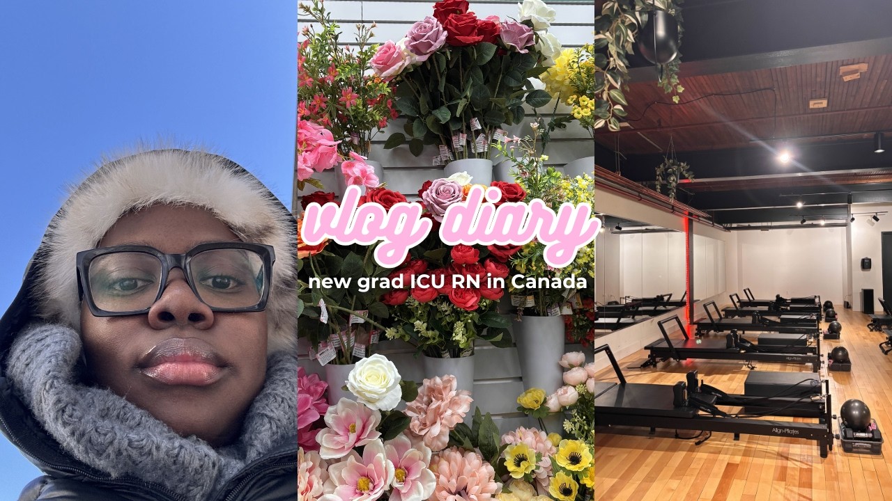 VLOG DIARY🎀| slowly building my routine as a new grad ICU RN