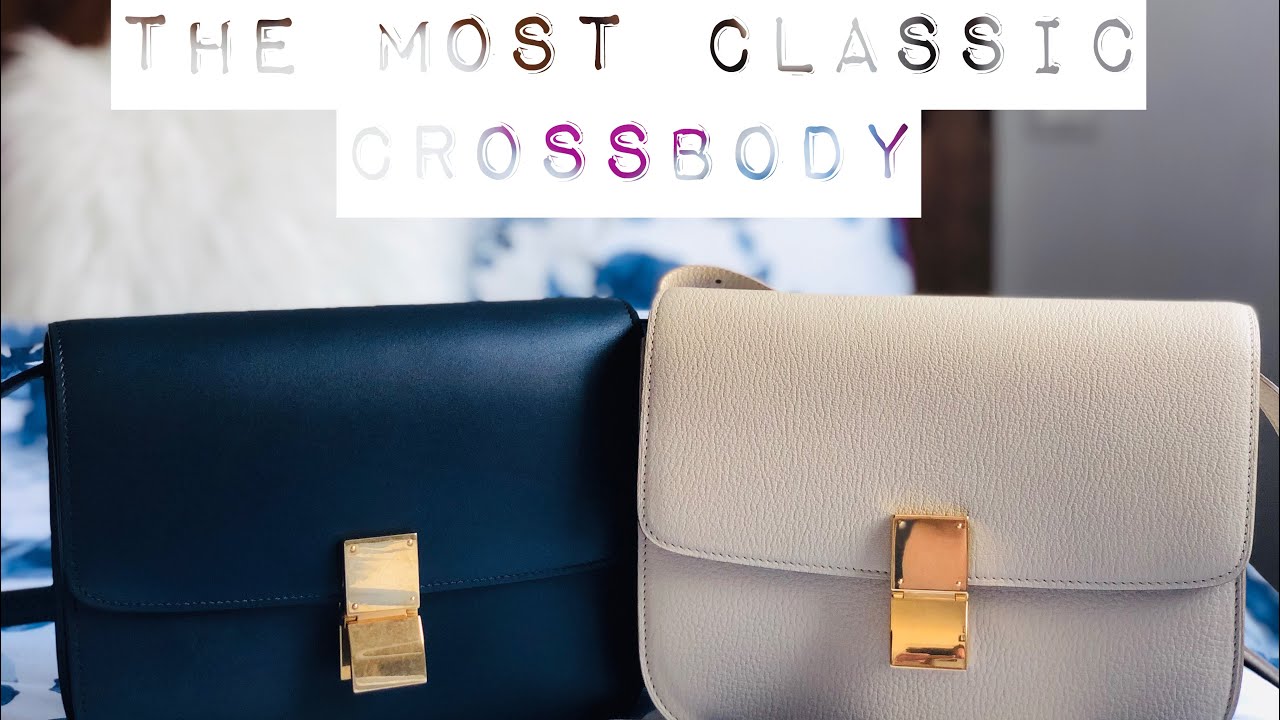 The most minimalistic crossbody / CELINE classic medium bag review & leather comparison