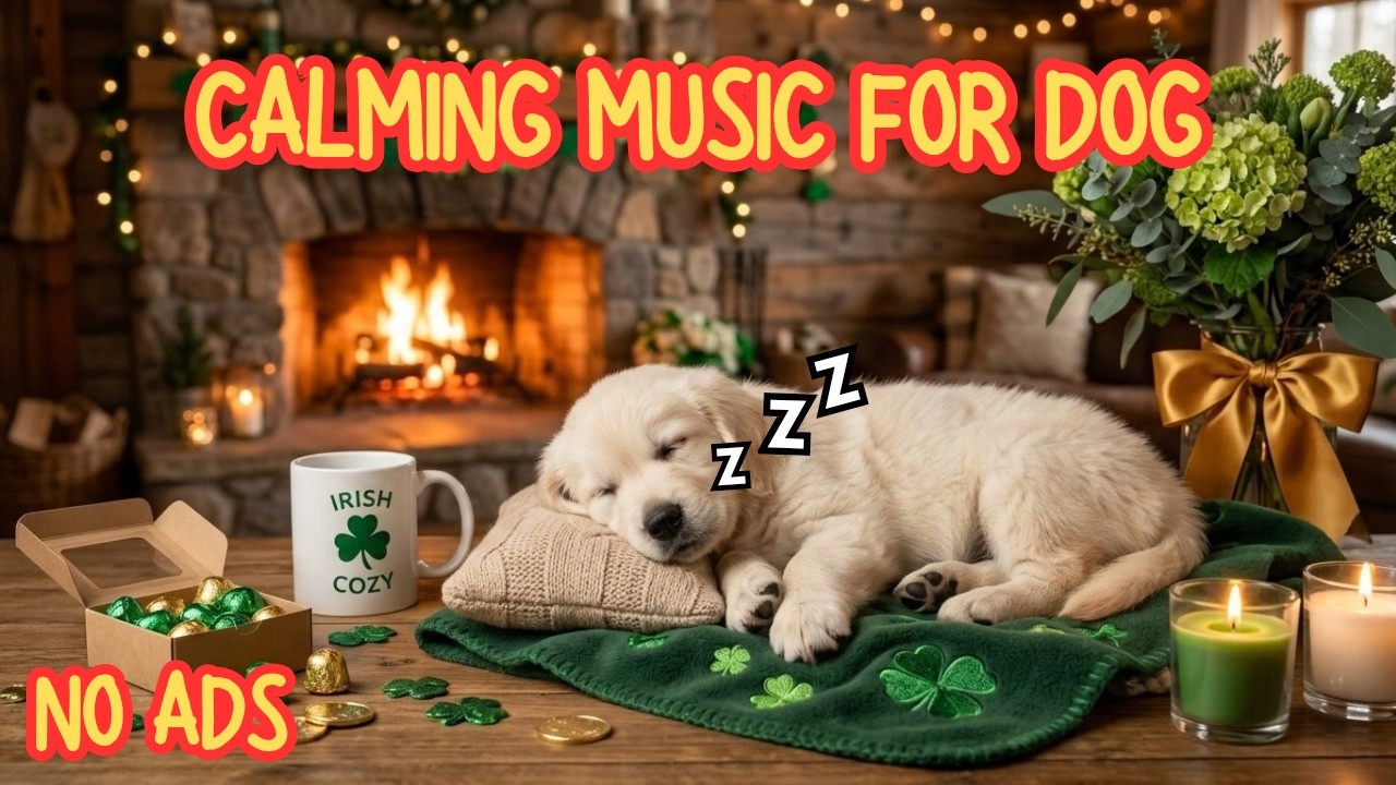 Relaxing Dog Sleep Music 🐶 Calm Your Anxious Dog Fast | No Ads