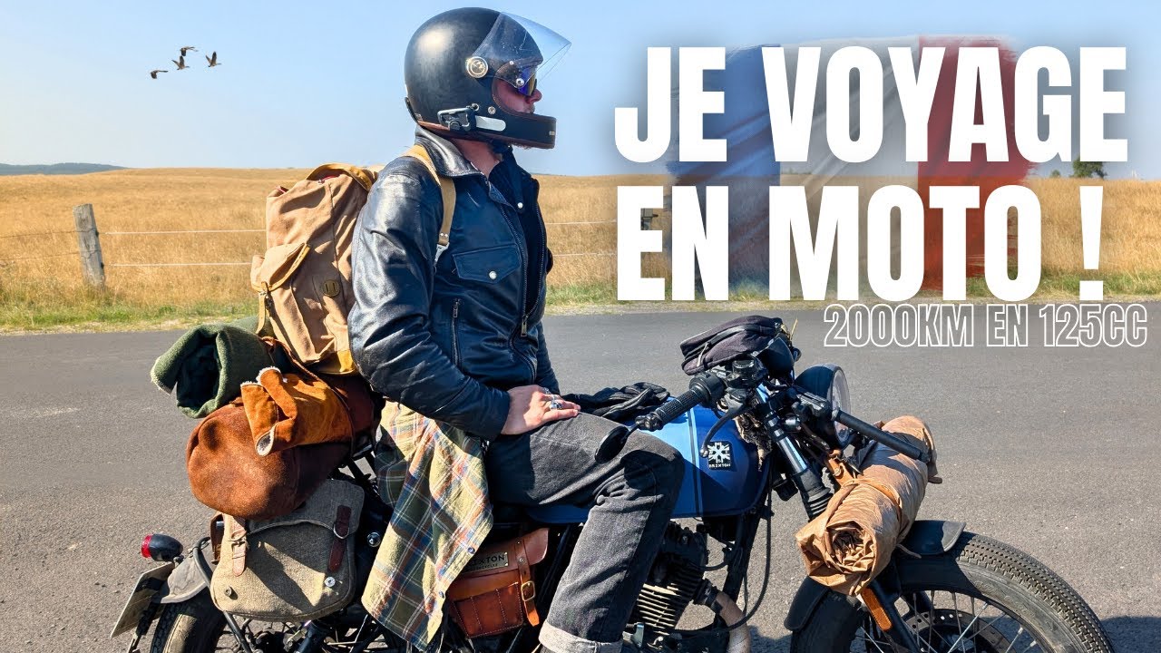 2000km en moto sur les petites routes de France (elle prend feu 🔥 ...)