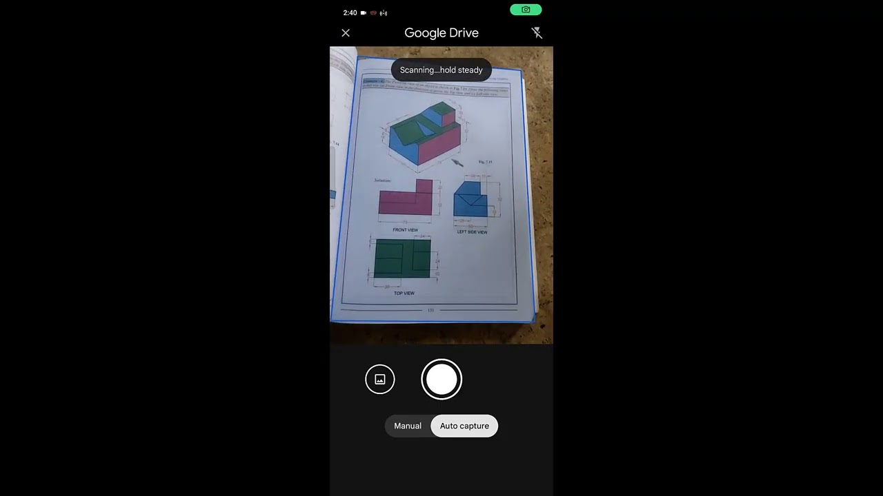 How to use Google Drive in mobile for document upload