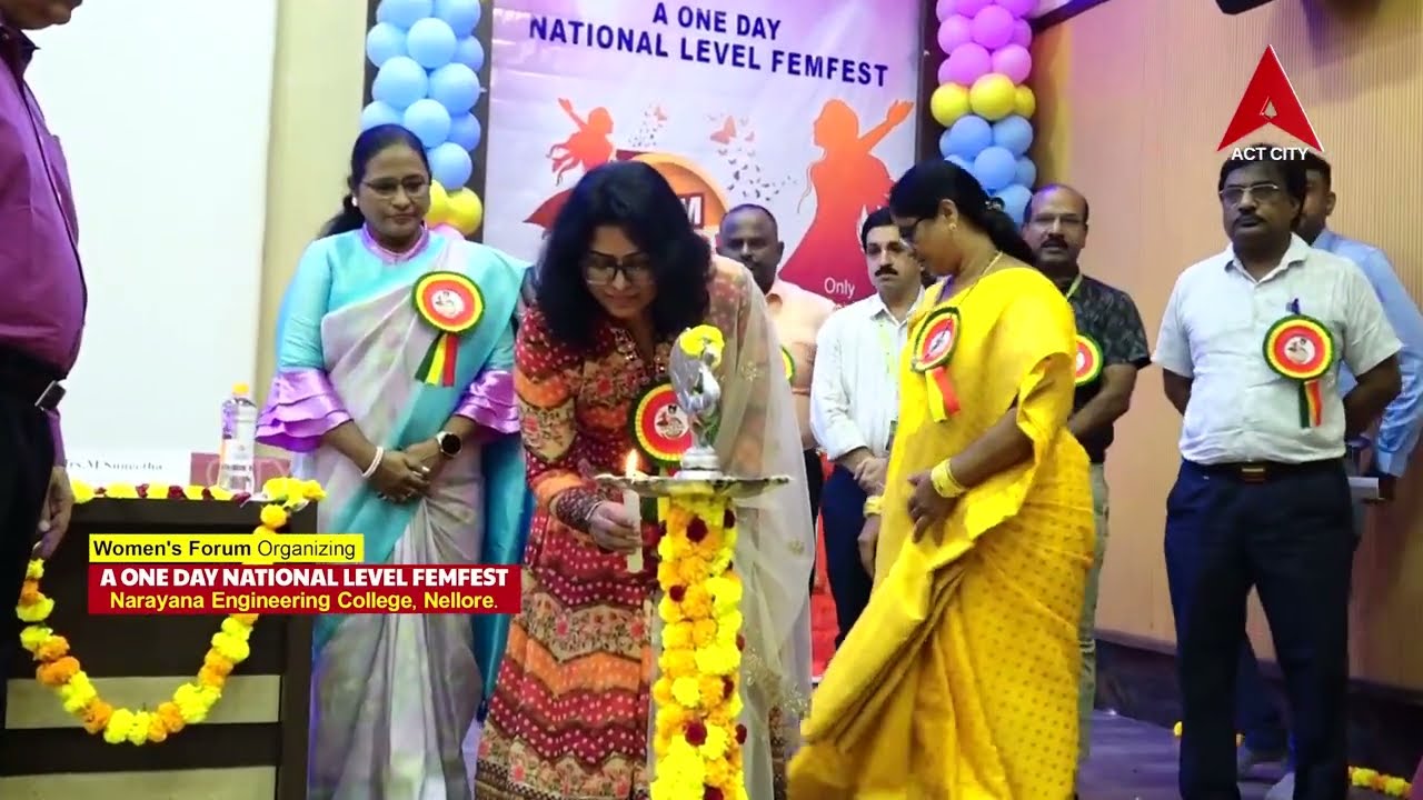 Women's Forum#FEMFEST-2k24#Narayana Engineering College,Nellore#share #subscribe #actcitynellore