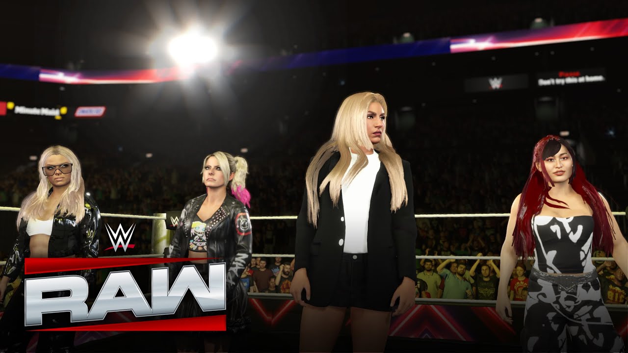 WWE 2K25 RAW CHARLOTTE FLAIR IS NOT HAPPY WITH HER TEAM?