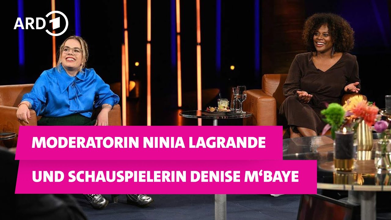Moderatorin Ninia LaGrande und Schauspielerin Denise M‘Baye | NDR Talk Show