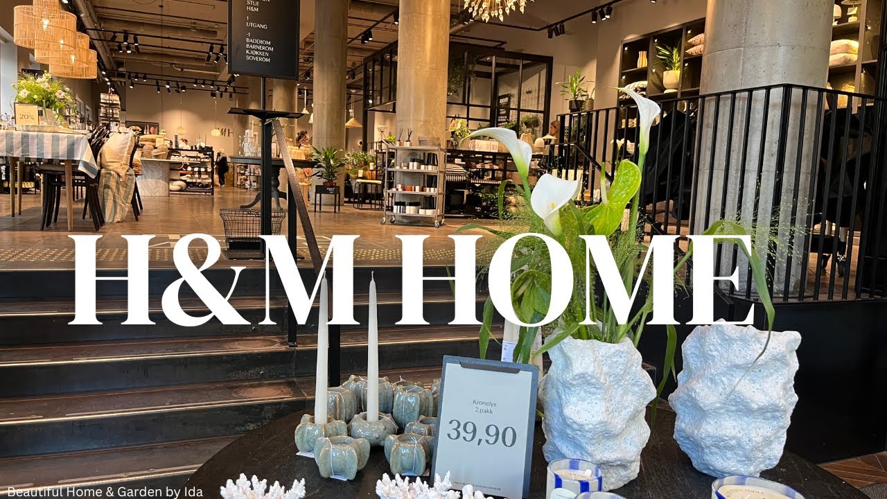 H&M HOME | Huge Exclusive Store in Oslo | Come shopping with me