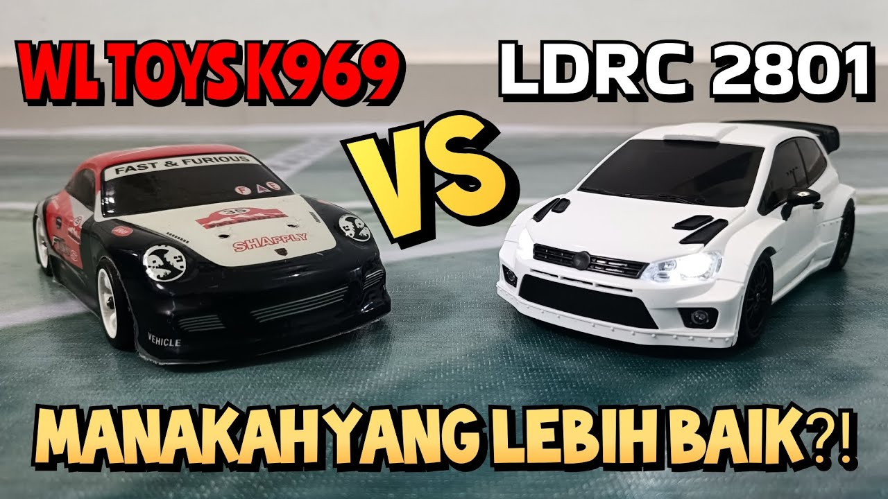 WL TOYS K969 VS LDRC POLO 2801 || PARTAI KERAS DI SEGMEN 1:28!