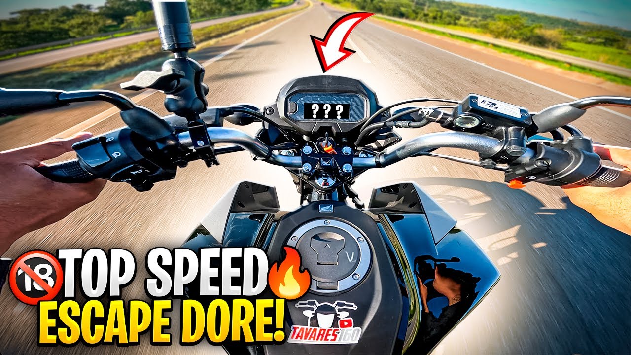 TOP SPEED TITAN 160 2025 COM ESCAPE DORE - PAINEL E GPS