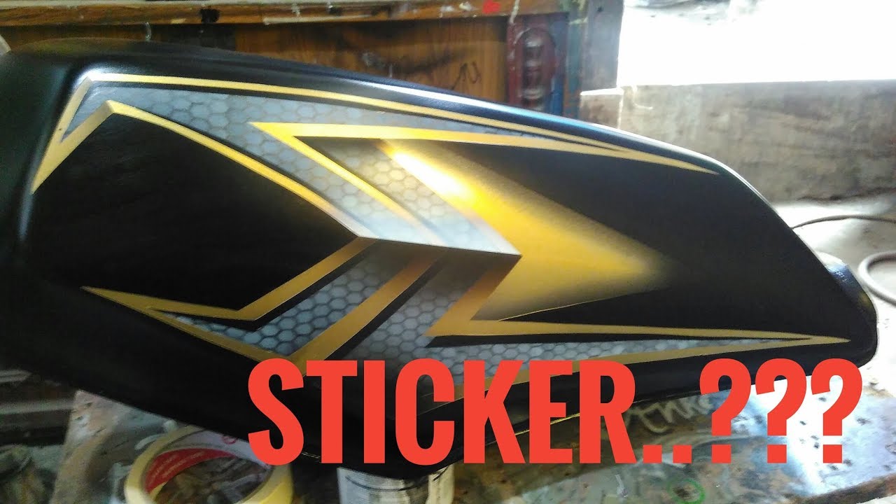Airbrushing Motorcycle like a Sticker?