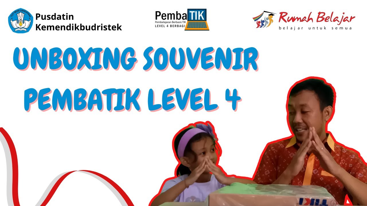 UNBOXING PEMBATIK LEVEL 4 || SOUVENIR DARI PUSDATIN || MAS MENTERI