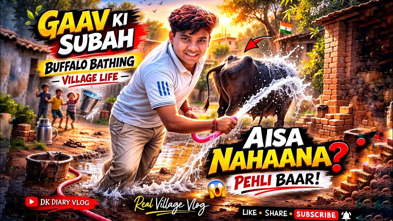 “Gaav Ki Subah Ka Asli Maza 😍 jo sahar wale nahi dekh sakte