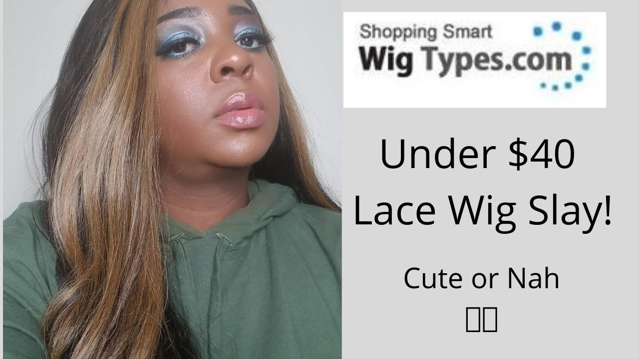 Under $40 Slay||WIGTYPES.COM REVIEW|| IT'S A WIG- ADIRA|| 100% HUMAN HAIR BLEND FRONTAL LACE UNIT