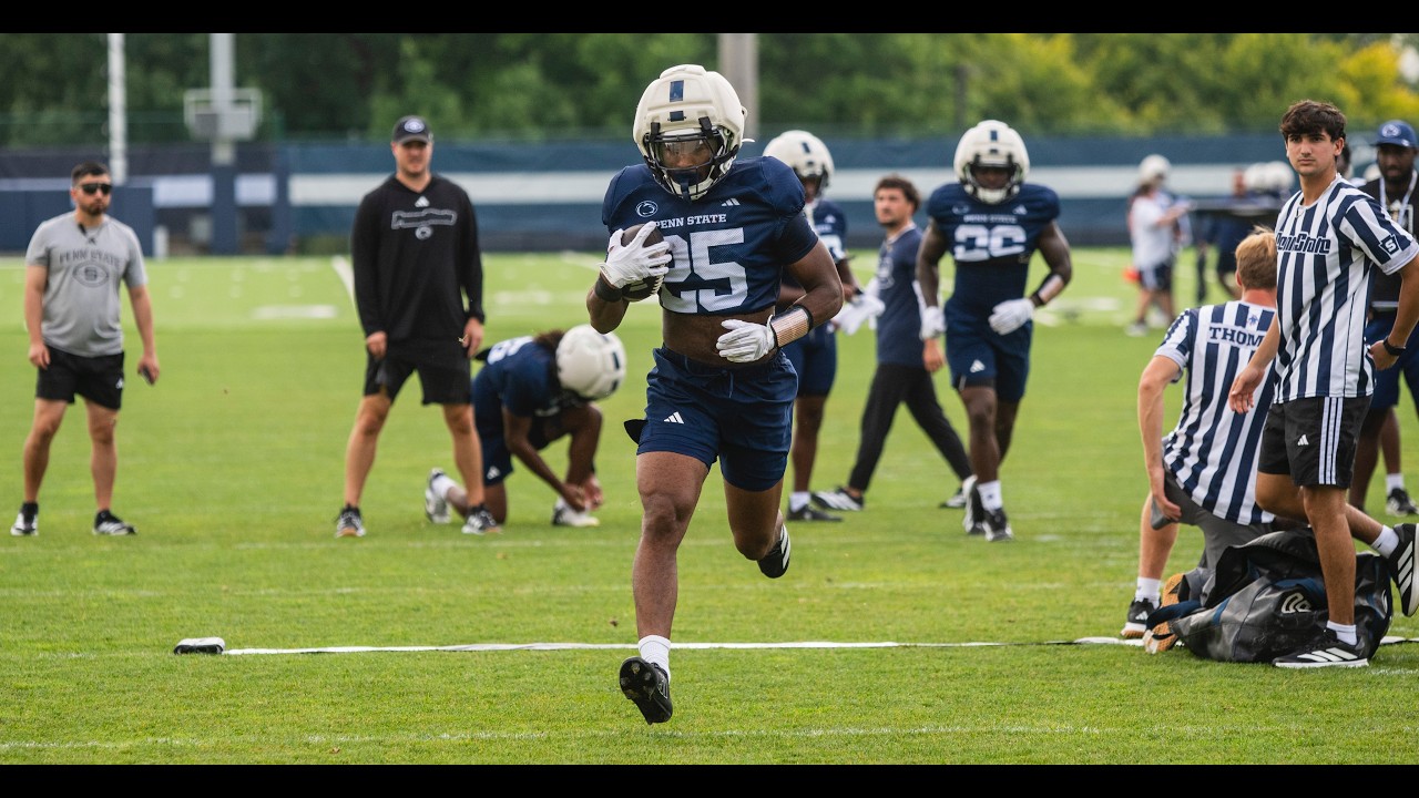 Penn State Football Training Camp Clips: Aug. 17, 2026